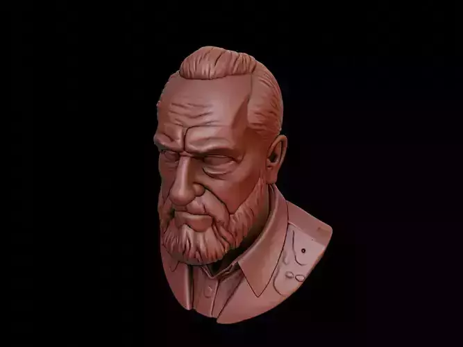 Francis Bacon Bust 3D print model