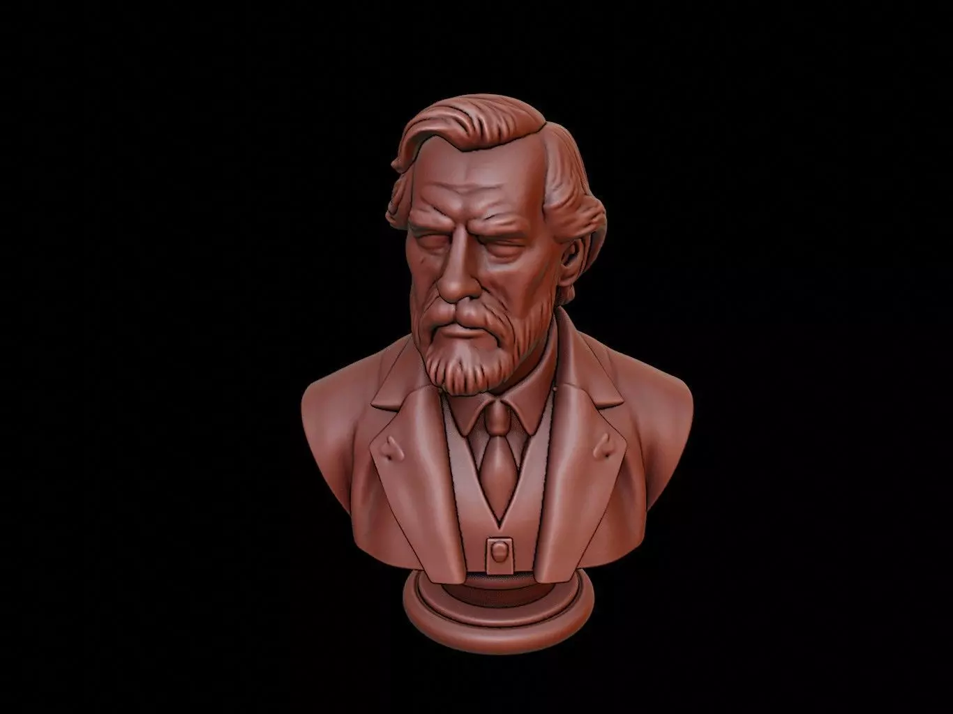 Friedrich Engels Bust 3D print model