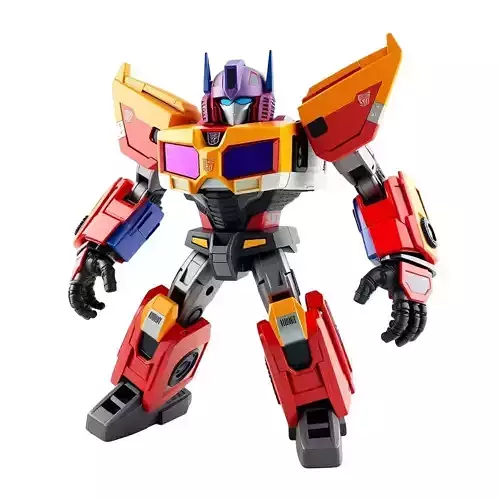 transformers 3D rendering of a cartoon character
