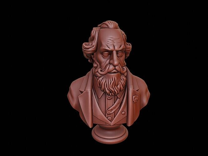 Galileo Galilei Bust 3D print model