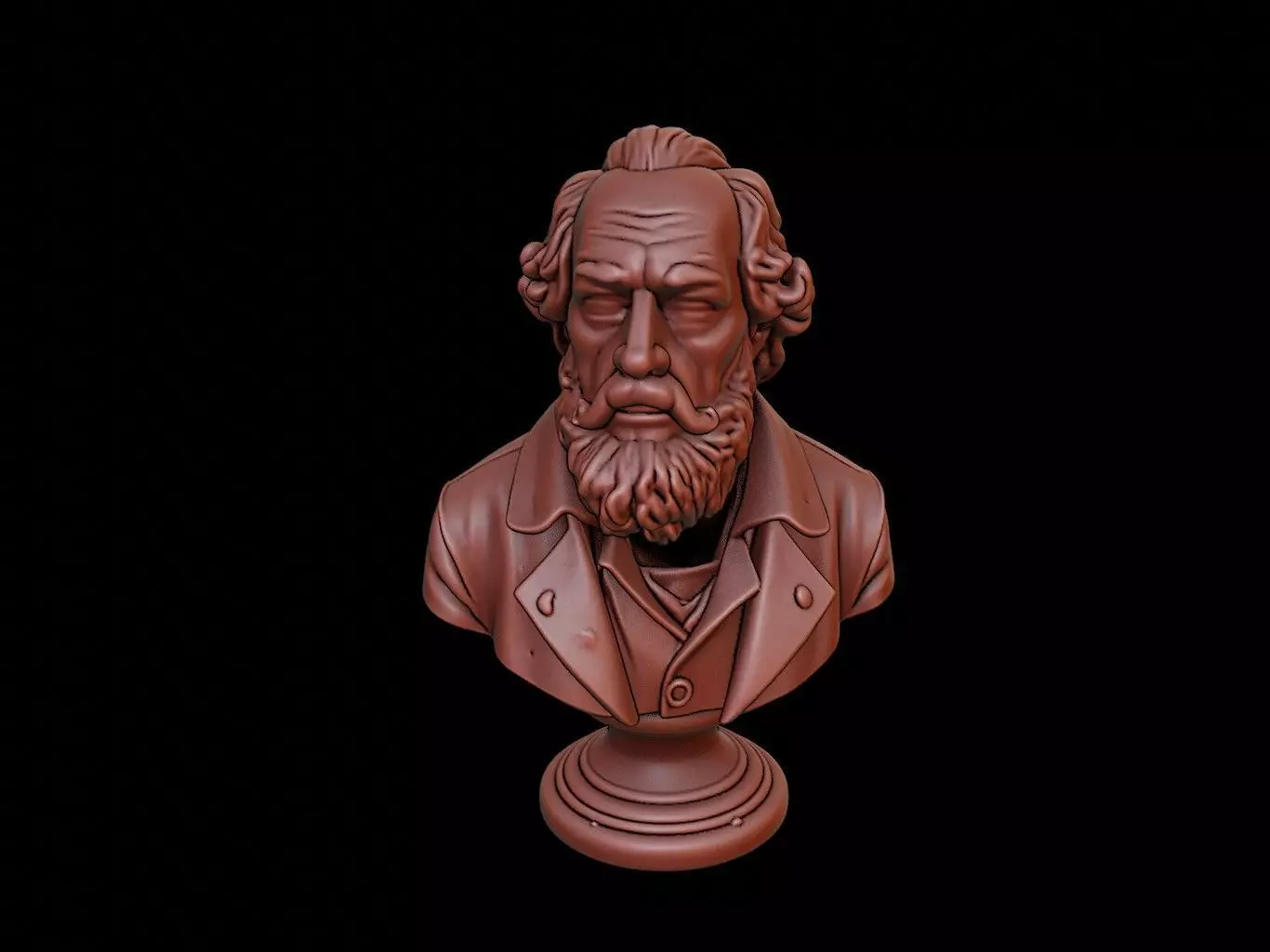 Galileo Galilei Bust 3D print model