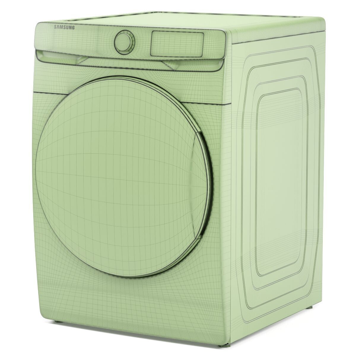 SAMSUNG dryer machine 3D model_6