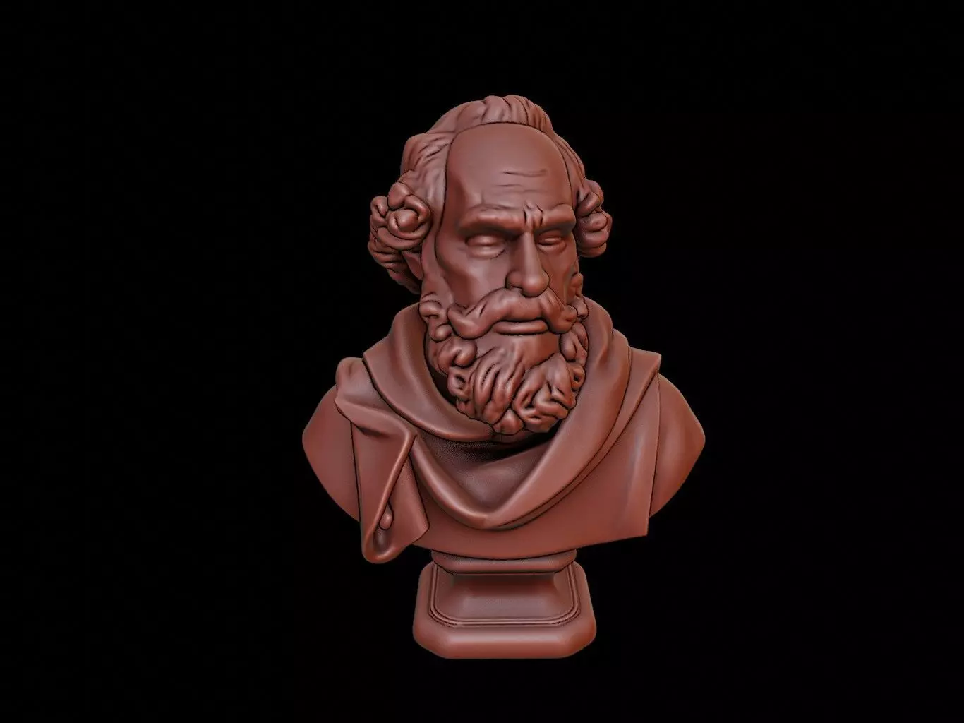 Galileo Galilei Bust 3D print model