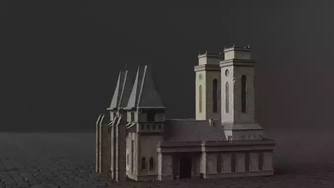 Dark Fantasy House - LGE 3D model