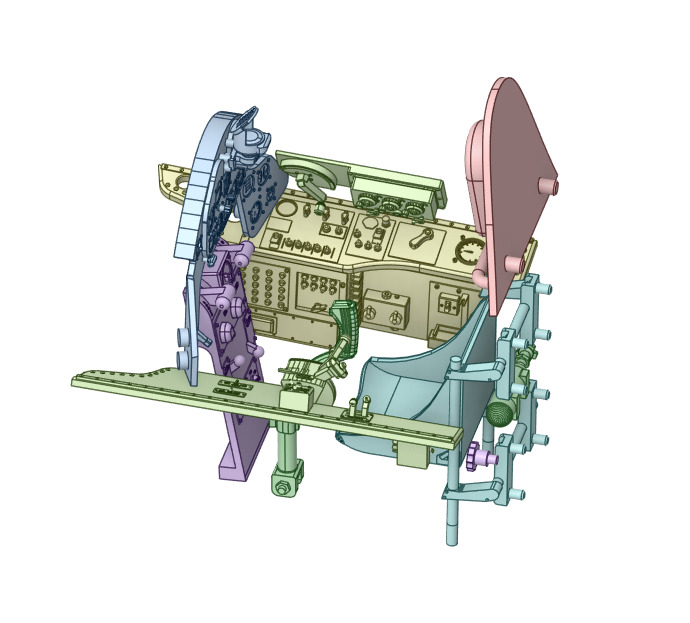 Grumman F6F-5 Hellcat  1 by 48 Scale 3D Printable Model 3D print model_5