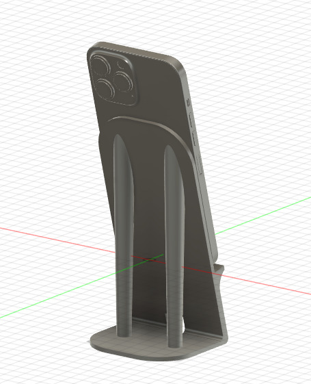 3D Printed Phone Stand with Detachable USB-C Charging Free 3D print model_4