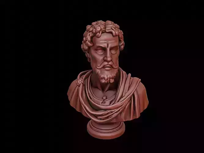 Giordano Bruno Bust 3D print model