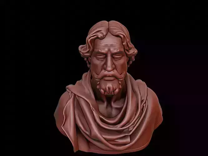 Giordano Bruno Bust 3D print model