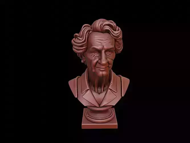 Hannah Arendt Bust 3D print model