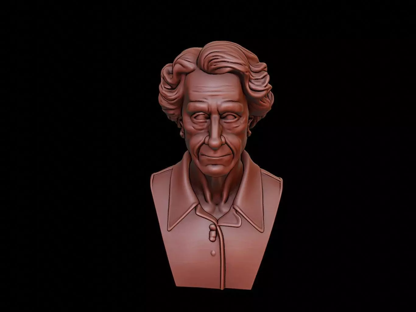 Hannah Arendt Bust 3D print model