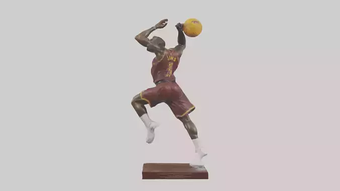 LeBron James statue model