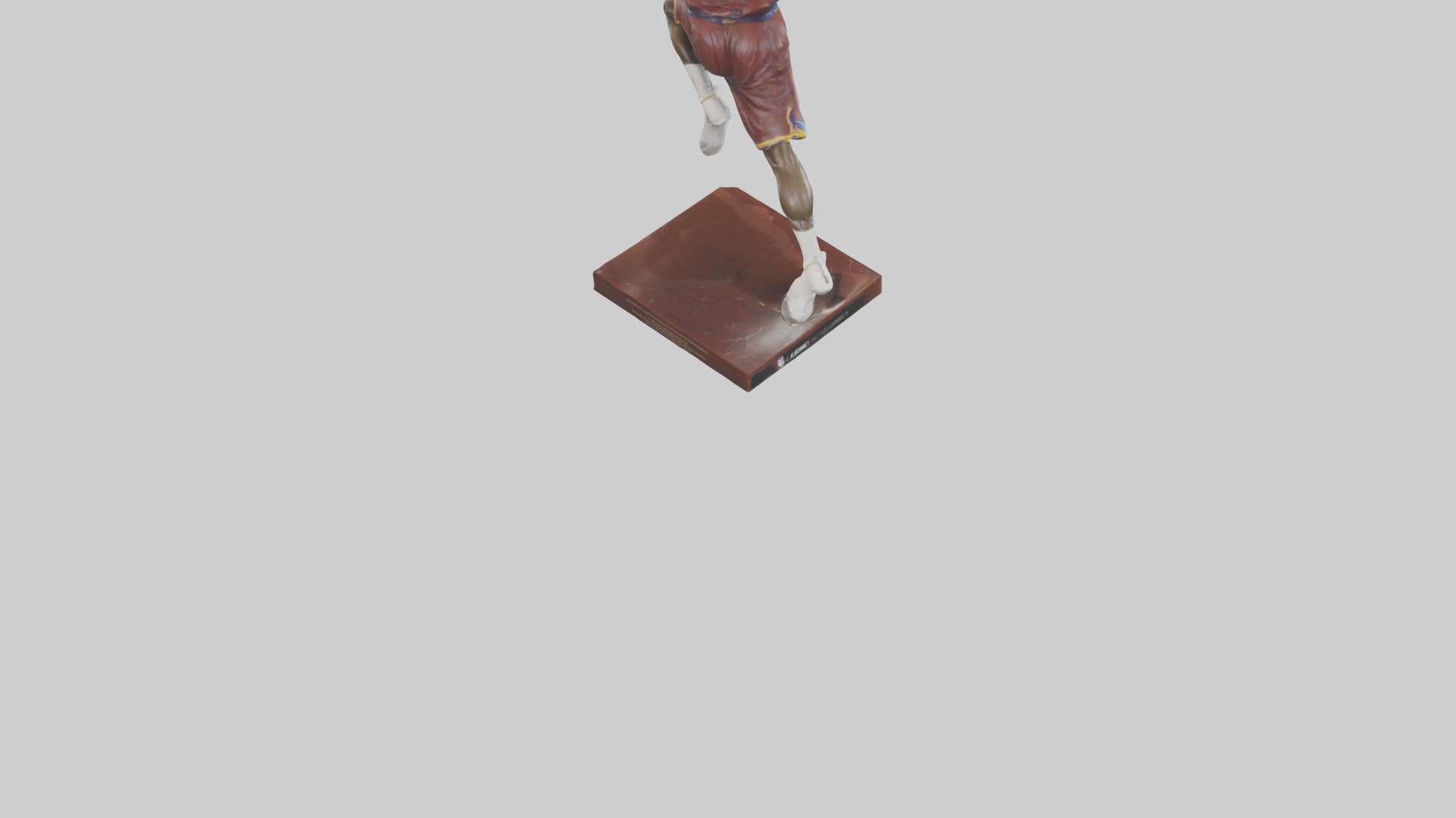 LeBron James statue model Low-poly 3D model_4