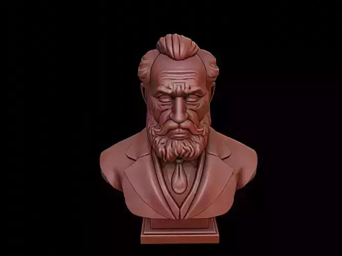 Henri Poincare Bust