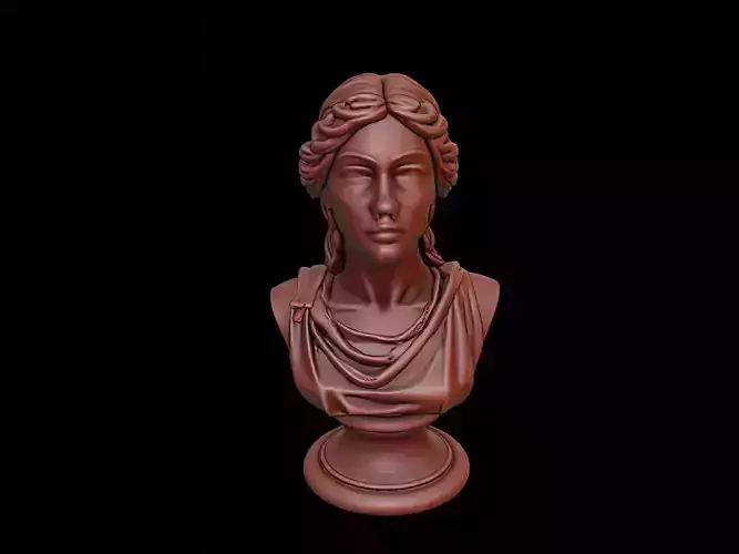 Hypatia Bust 3D print model