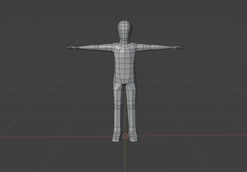 Low Poly Base Mesh Free 3D model_1