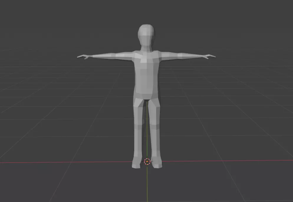 Low Poly Base Mesh Free 3D model_0