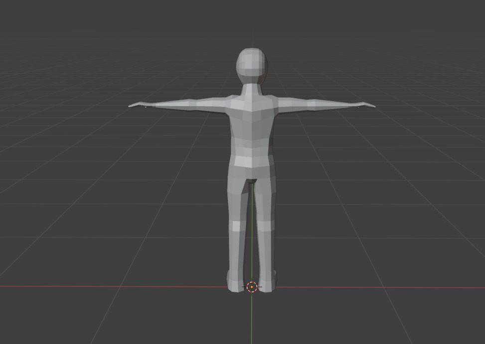 Low Poly Base Mesh Free 3D model_2