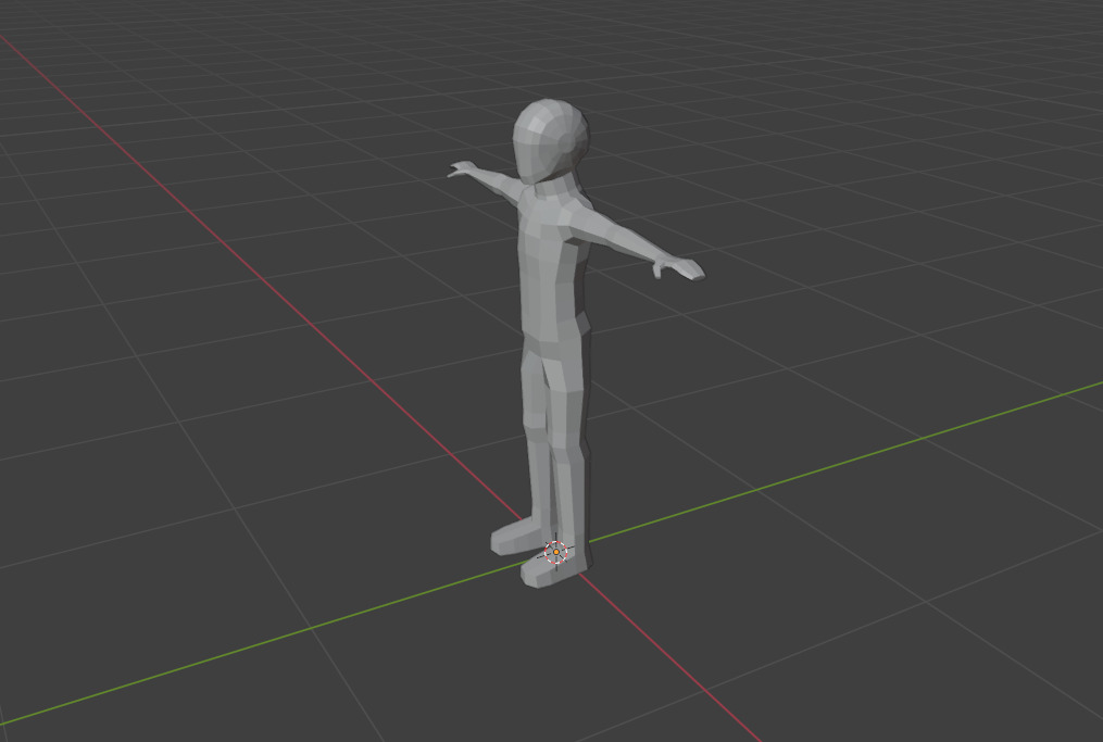 Low Poly Base Mesh Free 3D model_3