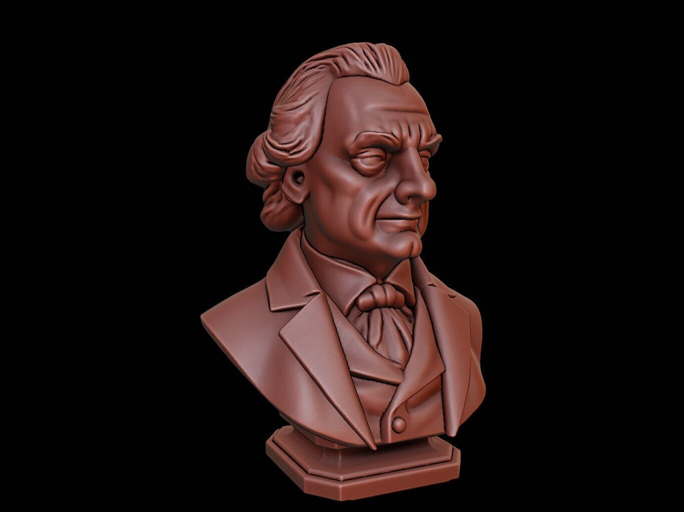 Immanuel Kant Bust 3D print model_2