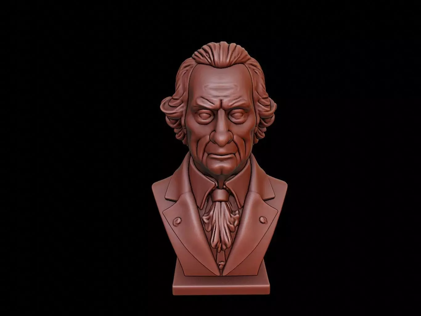 Immanuel Kant Bust 3D print model_0