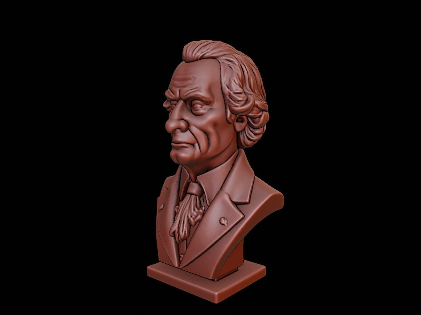 Immanuel Kant Bust 3D print model_1
