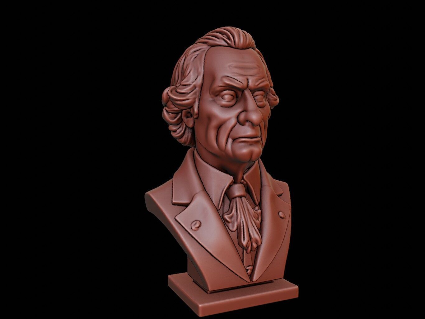 Immanuel Kant Bust 3D print model_2