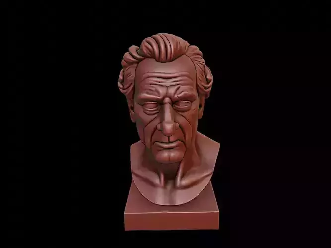 Jacques Derrida Bust