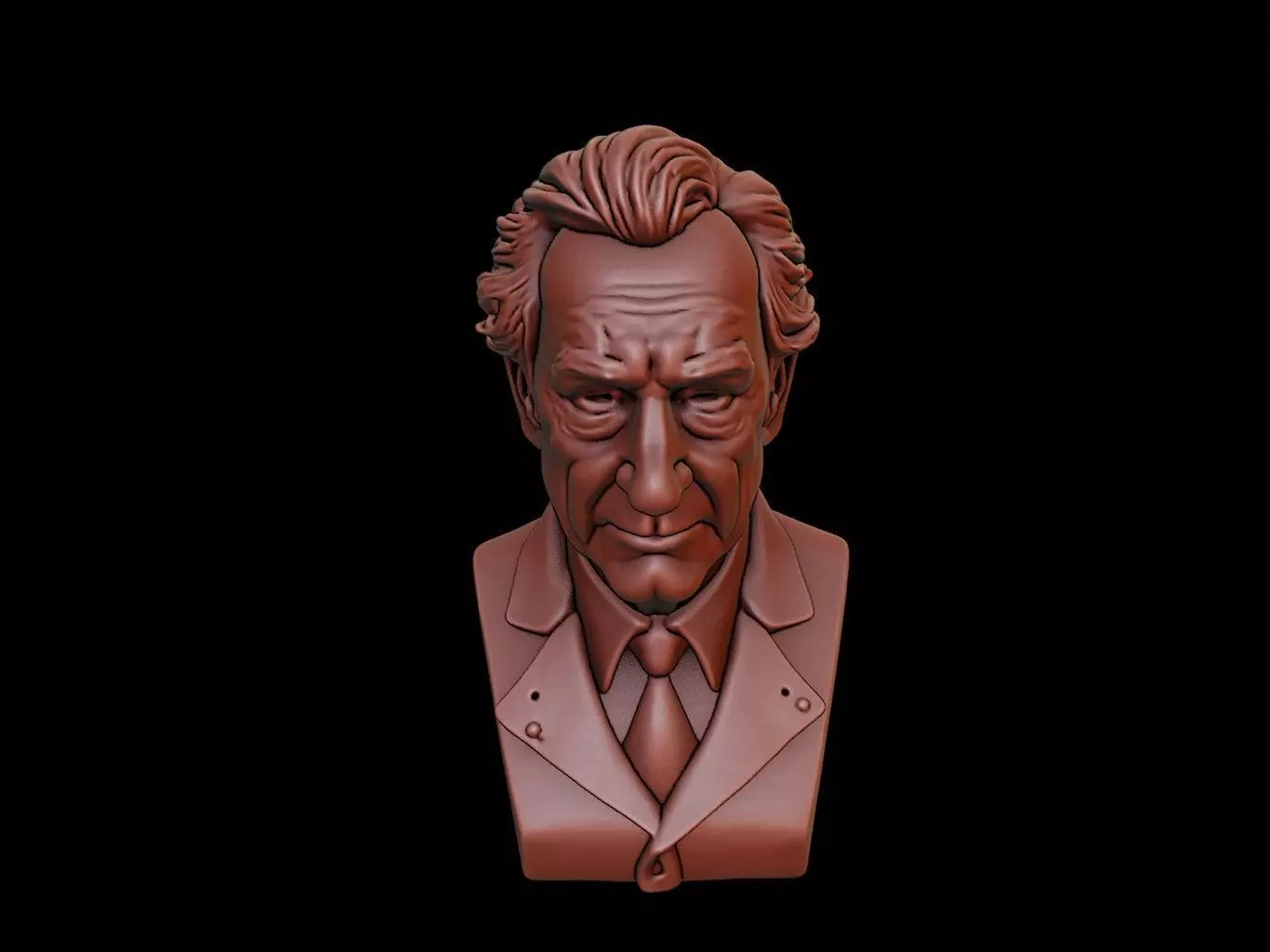 Jacques Derrida Bust 3D print model