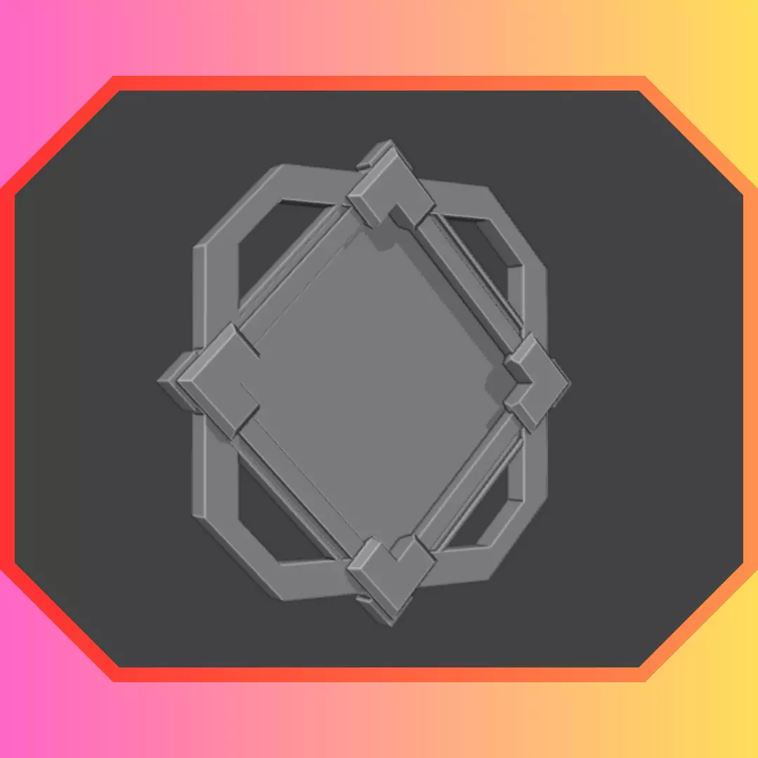 Liyue Vision Frame 3D print model_0