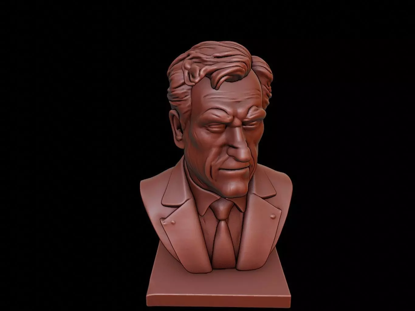 Jacques Lacan Bust 3D print model