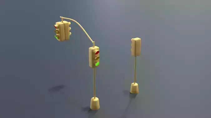 Traffic Light 3D Model