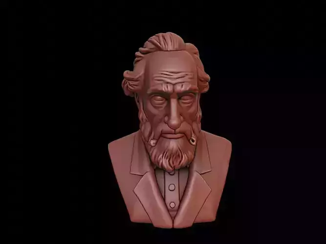 James Clerk Maxwell Bust 3D print model