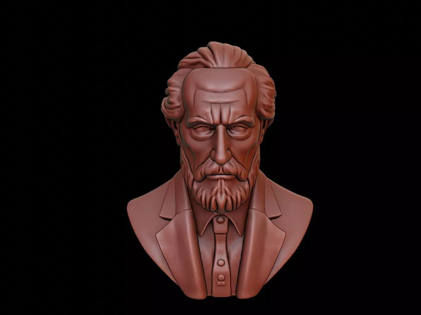 James Clerk Maxwell Bust 3D print model