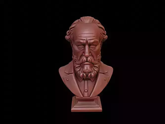 James Clerk Maxwell Bust 3D print model
