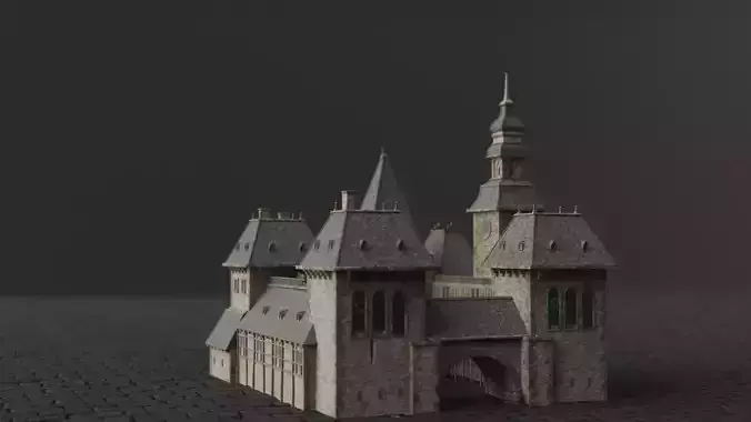 Dark Fantasy House - LGF 3D model