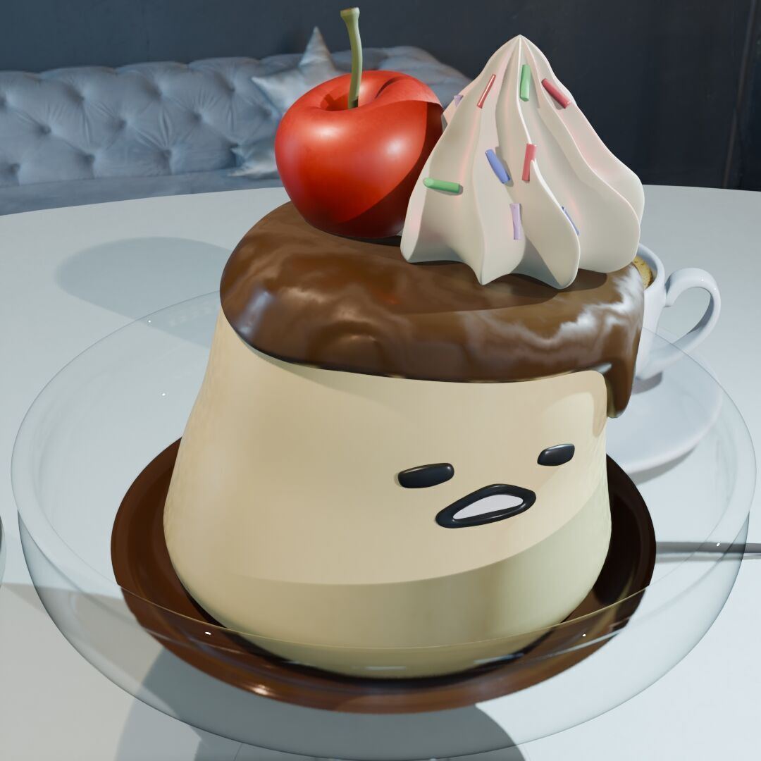 GUDETAMA FIGURES PACK X3 3D print model_2