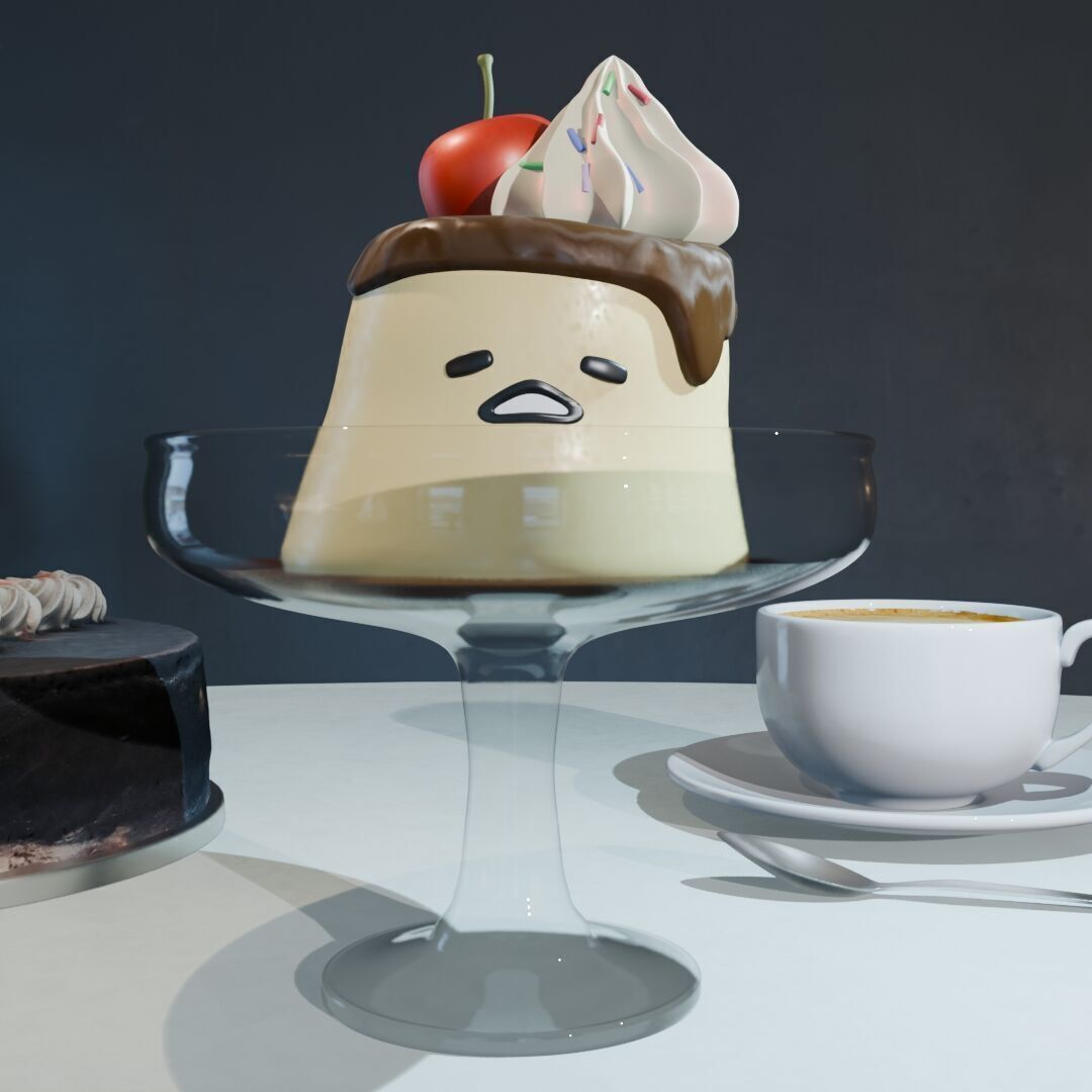 GUDETAMA FIGURES PACK X3 3D print model_1