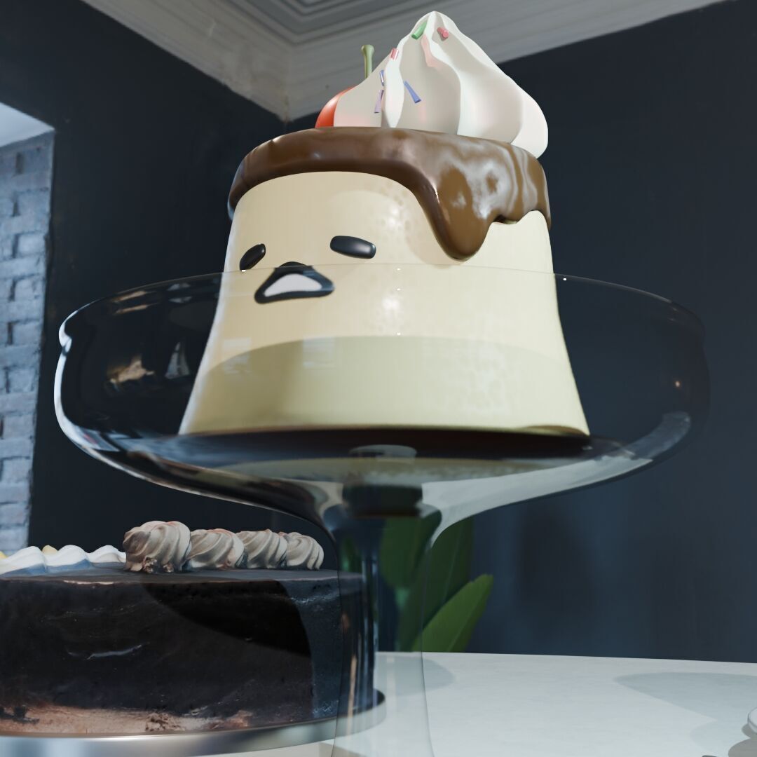 GUDETAMA FIGURES PACK X3 3D print model_3