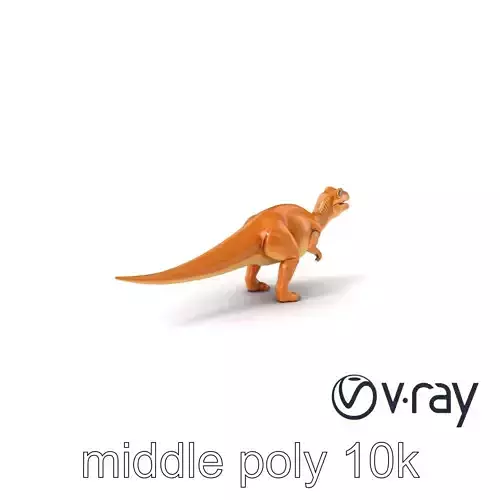 Carnotaurus Dinosaur Action model pack Low-poly 3D model