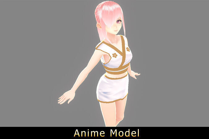 Anime Character - Chiya-Ninja 3D model