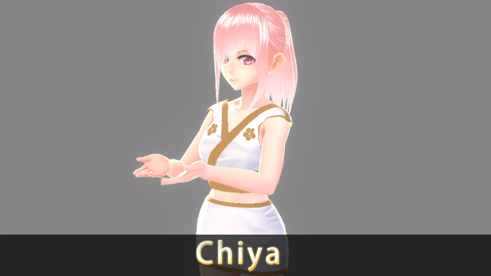 Anime Character - Chiya-Ninja 3D model_1