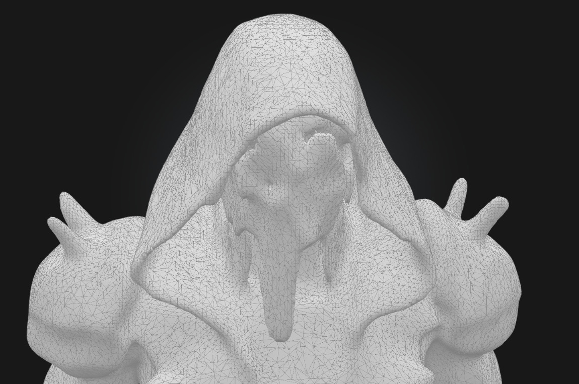 Neon Phantom Futuristic Assassin 3D print model_4