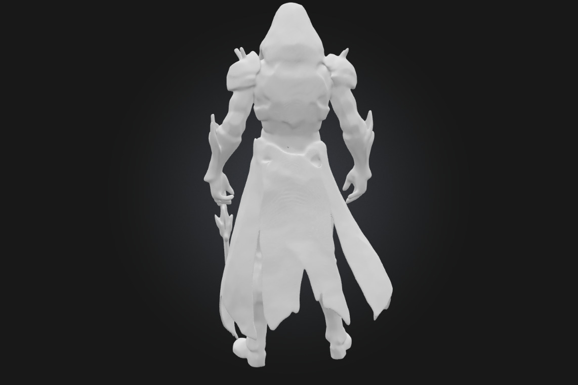 Neon Phantom Futuristic Assassin 3D print model_6