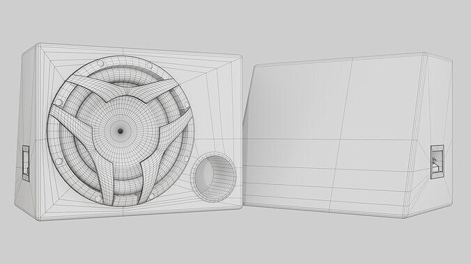 Pioneer Subwoofer - TS-WX303 3D model 5