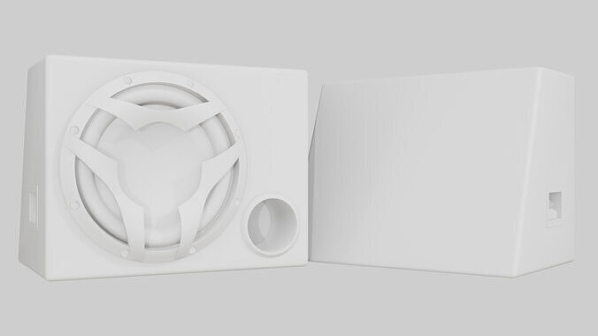 Pioneer Subwoofer - TS-WX303 3D model 7