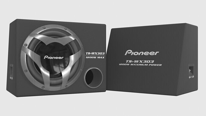 Pioneer Subwoofer - TS-WX303 3D model 2