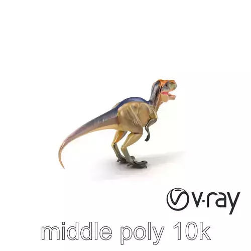 Velociraptor Dynamic Pose model pack Low-poly 3D model