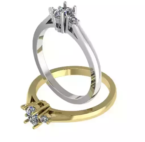 3dm and 2 Stl files setting and shank supported