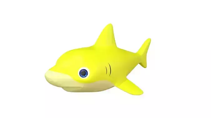 Baby Shark  Stylized 3D Model