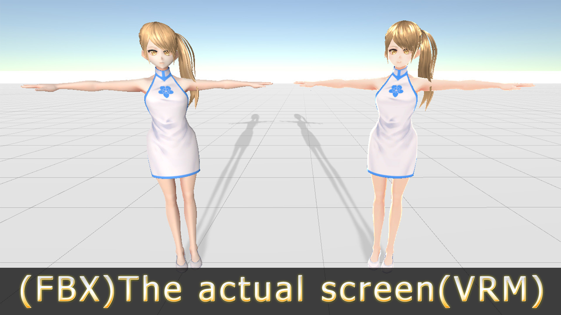 Anime Character - Chloe-Cheongsam 3D model_2